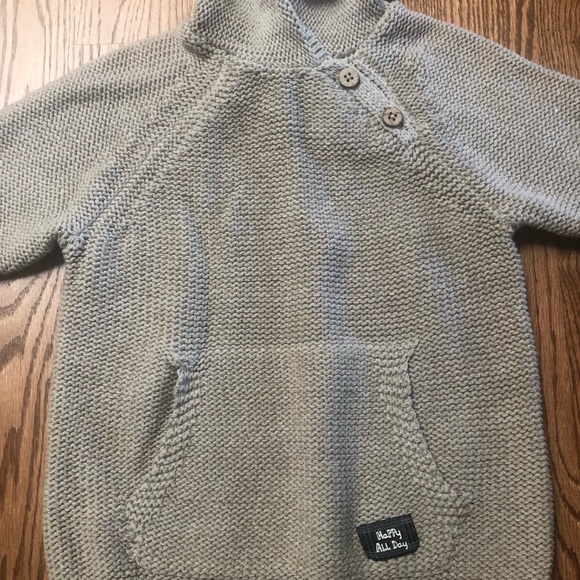 ZARA Hooded knit sweater with from pocket - NWT - Picture 2 of 3